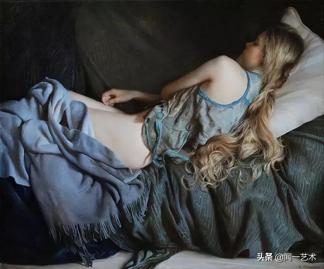 他的美女人体绘画撩人心怀!纯欲完美,令人赞叹