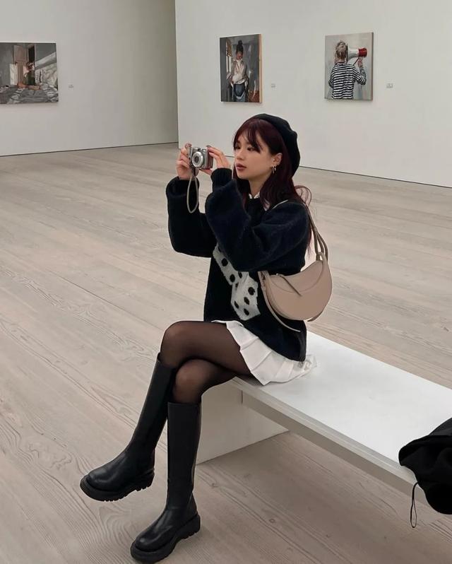 穿黑丝的女生很low?我呸