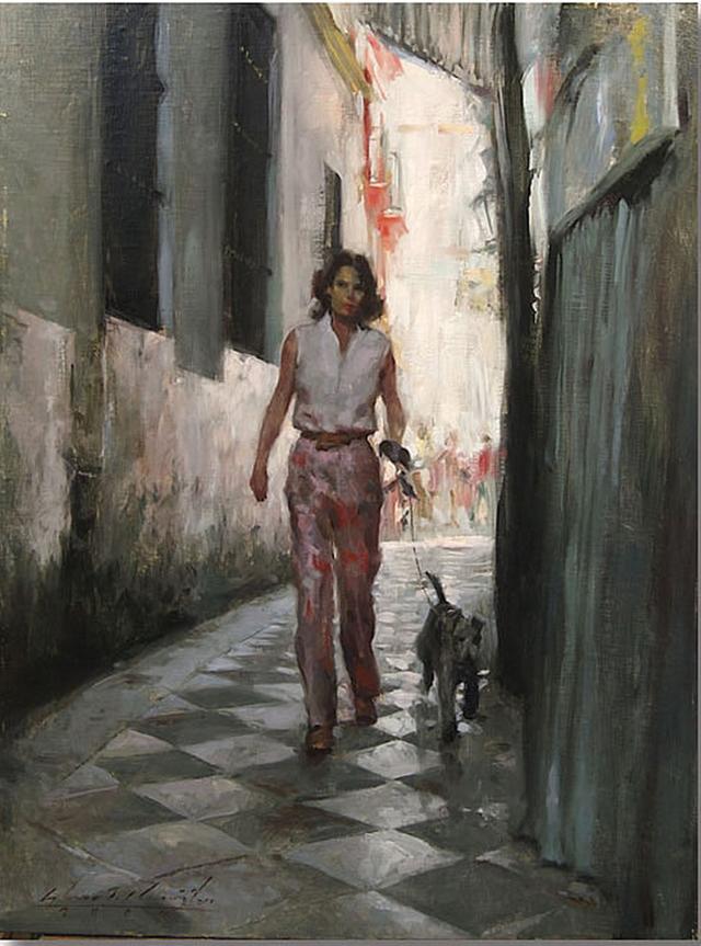 美国画家格伦·哈林顿的油画美女,够美的