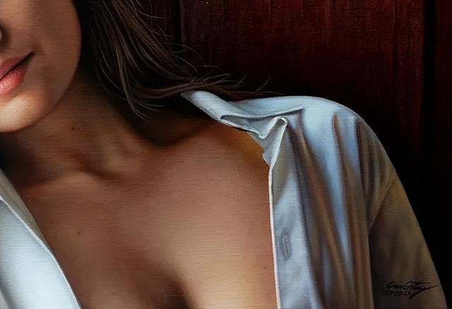 这位大神专画美女人体30年,作品因太逼真写实,被质疑是照片!
