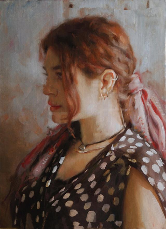 美国画家格伦·哈林顿的油画美女,够美的
