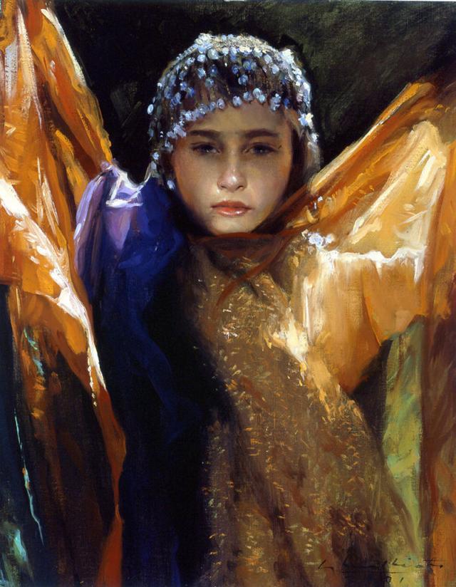 美国画家格伦·哈林顿的油画美女,够美的