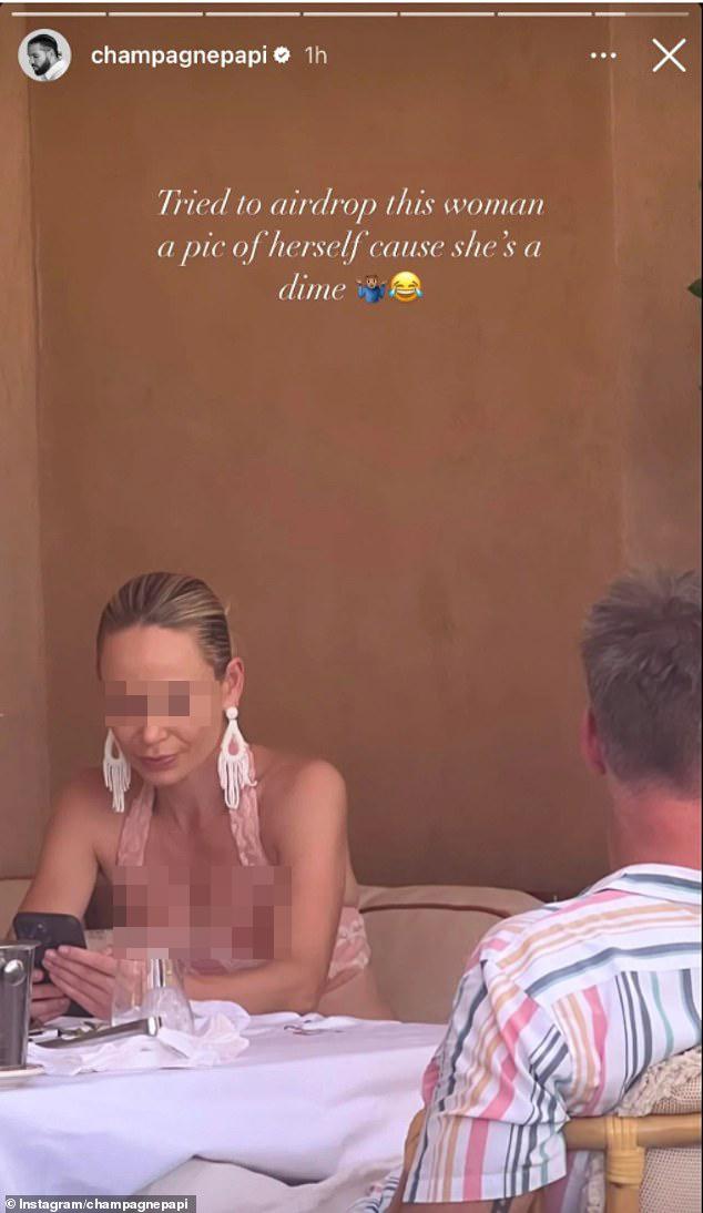 Drake偷拍美女路人照片,还发到网上?网友:诡异又可怕