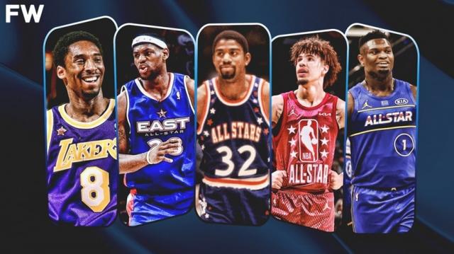 美媒晒最年轻全明星top5:科詹双双上榜 仅一人小于20岁