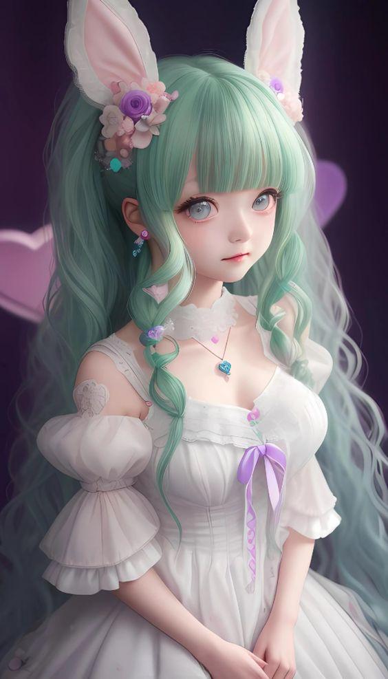 超可爱的萝莉美少女AI绘画