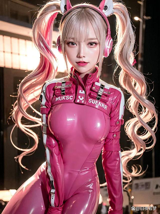 AI cos与真实的人类美女哪个更吸引人?40张AI cos美女图给你答案