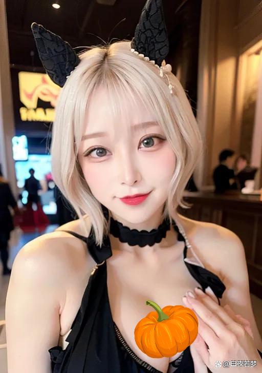 AI cos与真实的人类美女哪个更吸引人?40张AI cos美女图给你答案