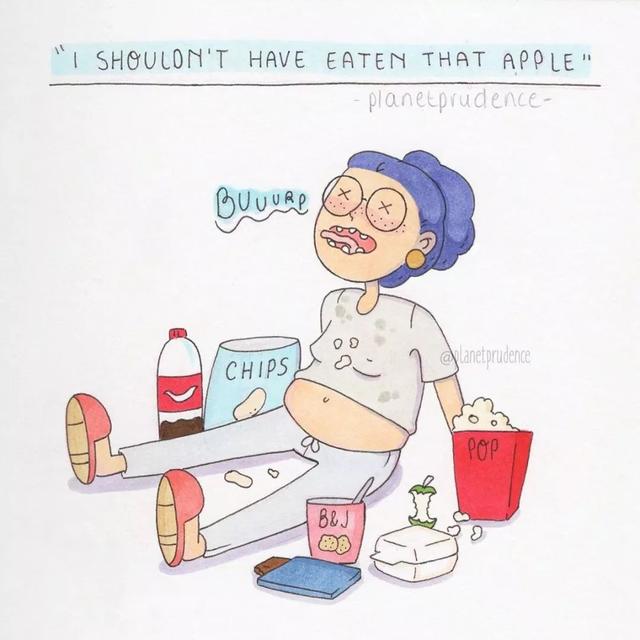 这位插画师画出女生隐私尴尬的日常,网友:是在我家装了摄像头?