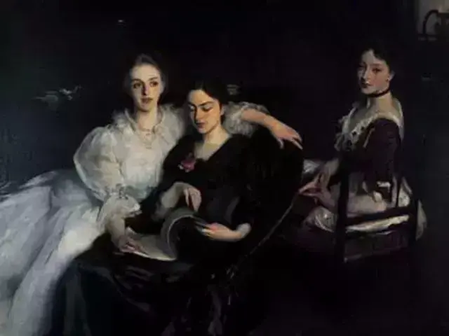 大师萨金特的笔下美女如云,优雅又迷人!成年人都想要啊