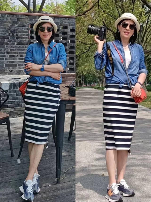 建议身宽体胖的60岁女人,学学这四个穿衣套路,优雅时尚又显瘦