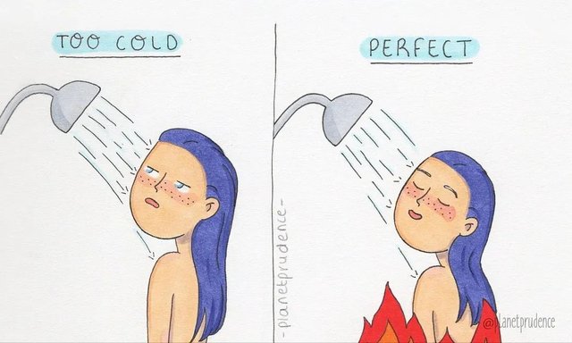 这位插画师画出女生隐私尴尬的日常,网友:是在我家装了摄像头?