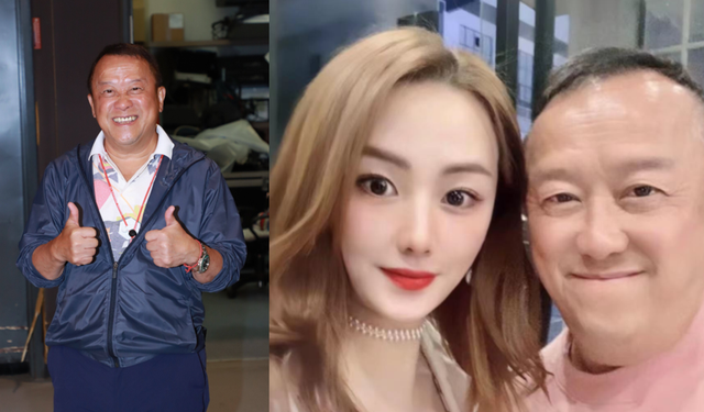 色心不改?曾志伟现身聚会,偷瞄女伴的低领口,手的位置引争议