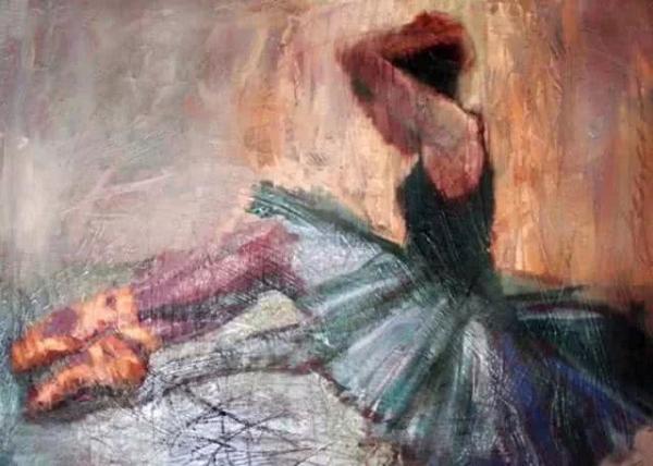 美国艺术家的人体油画作品,朦胧的性感