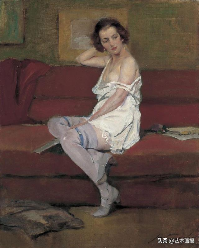 艺术家古韦卢斯的女性人体油画,每一幅画都美到了极致