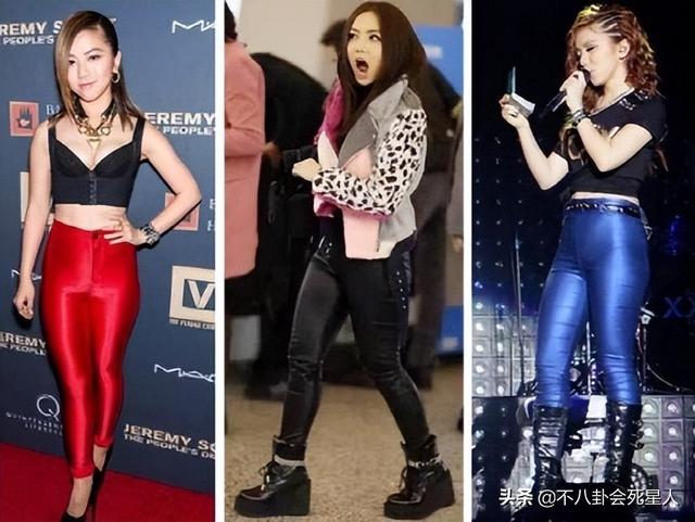 看脸90斤,看腿150斤,这7位女星小脸配粗腿,身材太不协调