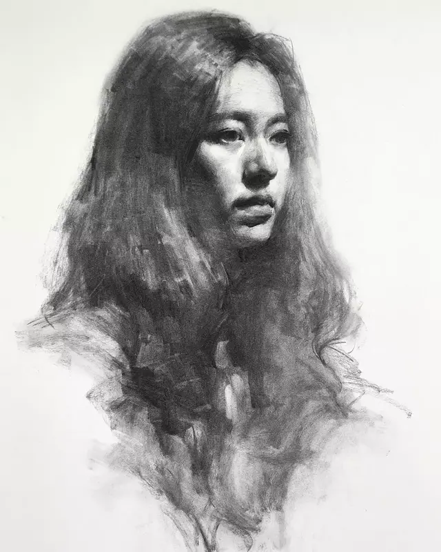 虽然是人体艺术,但是你们看美国艺术家的作品,总该只能学技术了