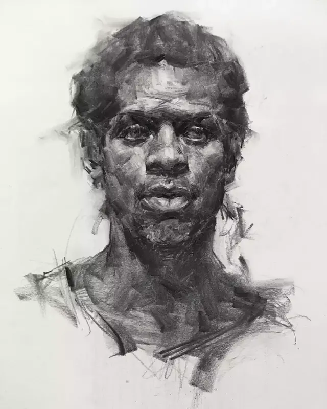 虽然是人体艺术,但是你们看美国艺术家的作品,总该只能学技术了