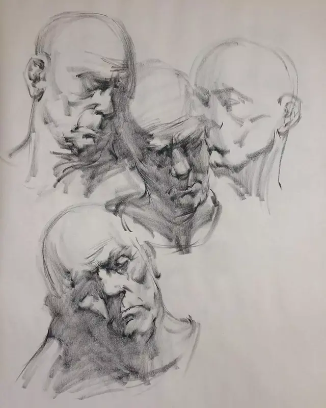 虽然是人体艺术,但是你们看美国艺术家的作品,总该只能学技术了