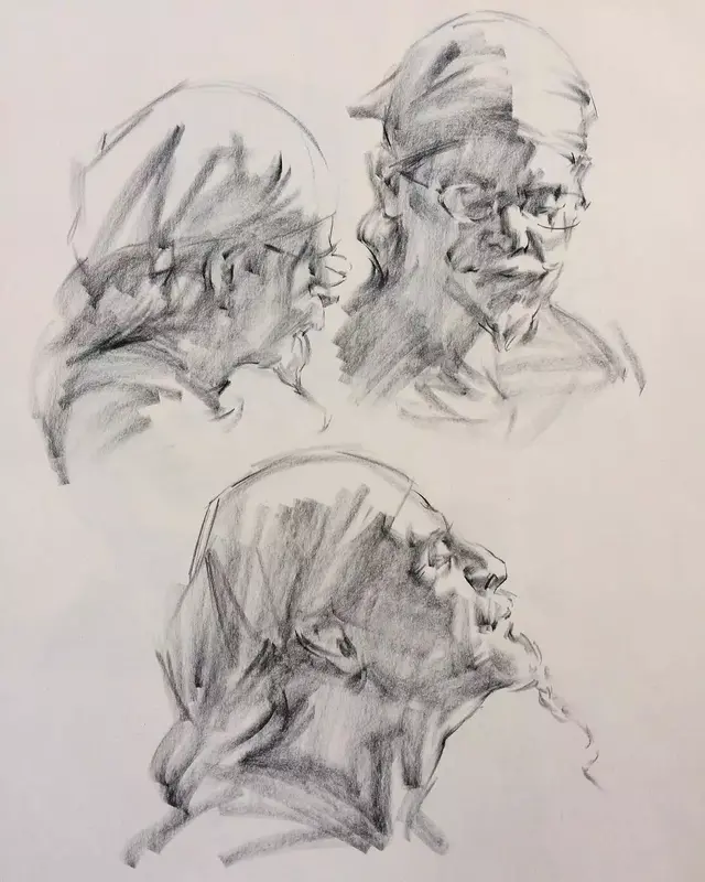 虽然是人体艺术,但是你们看美国艺术家的作品,总该只能学技术了