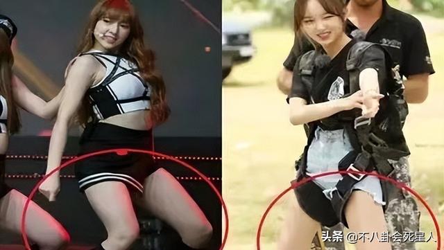 看脸90斤,看腿150斤,这7位女星小脸配粗腿,身材太不协调