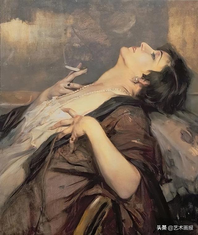 艺术家古韦卢斯的女性人体油画,每一幅画都美到了极致