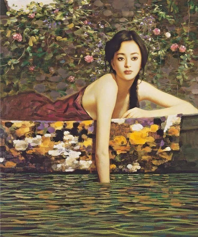 他画了幅“裸女图”,因太美被盗上千万次,有人强行给它穿上衣服
