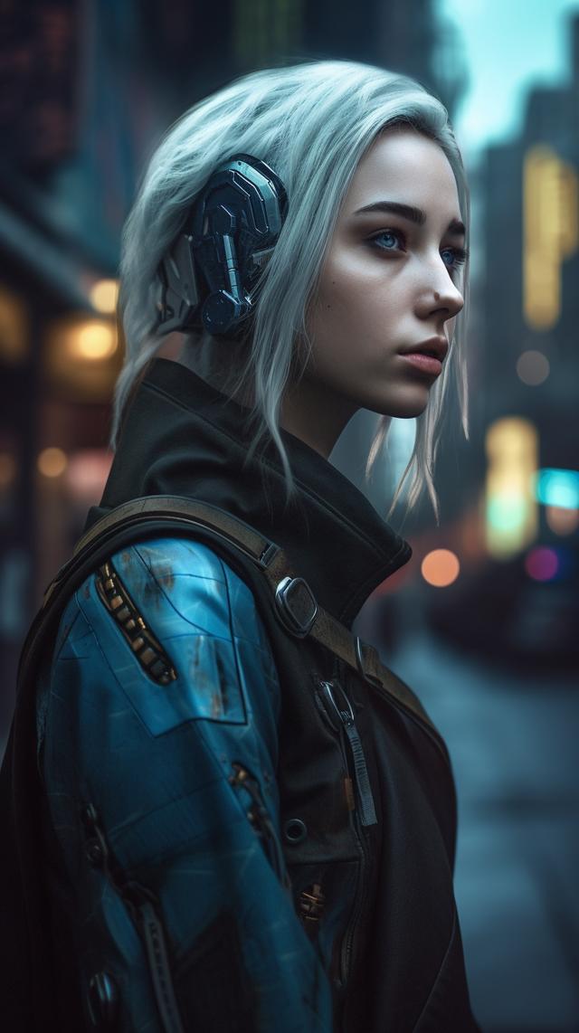 midjourney作画机甲少女,咒语记录