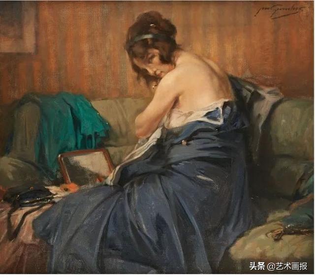 艺术家古韦卢斯的女性人体油画,每一幅画都美到了极致
