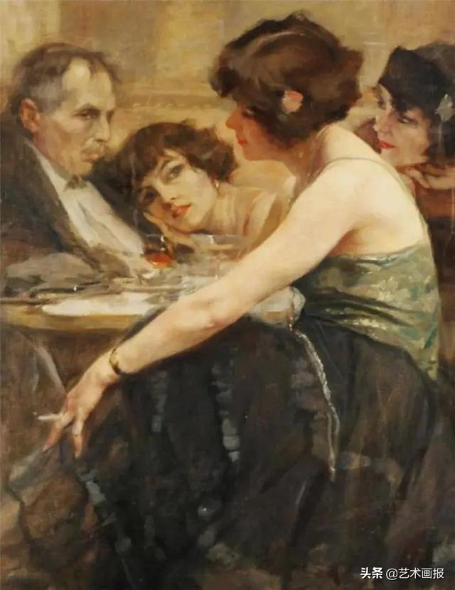 艺术家古韦卢斯的女性人体油画,每一幅画都美到了极致