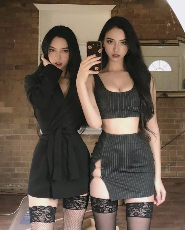 00后双胞胎姐妹身材太惹火,收割千万直男!网友:真心扛不住...