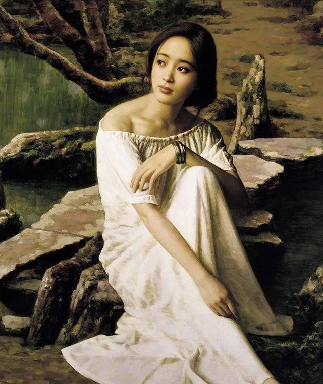 他画了幅“裸女图”,因太美被盗上千万次,有人强行给它穿上衣服