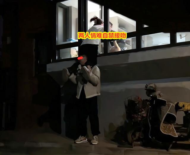 女生和男友约会忘情接吻,备胎下面托太久站不稳被嫌弃:你稳当点
