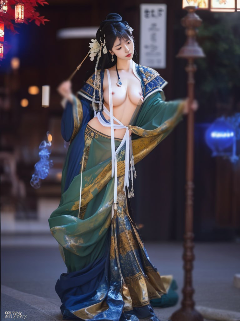AI绘图-古风的美女图片