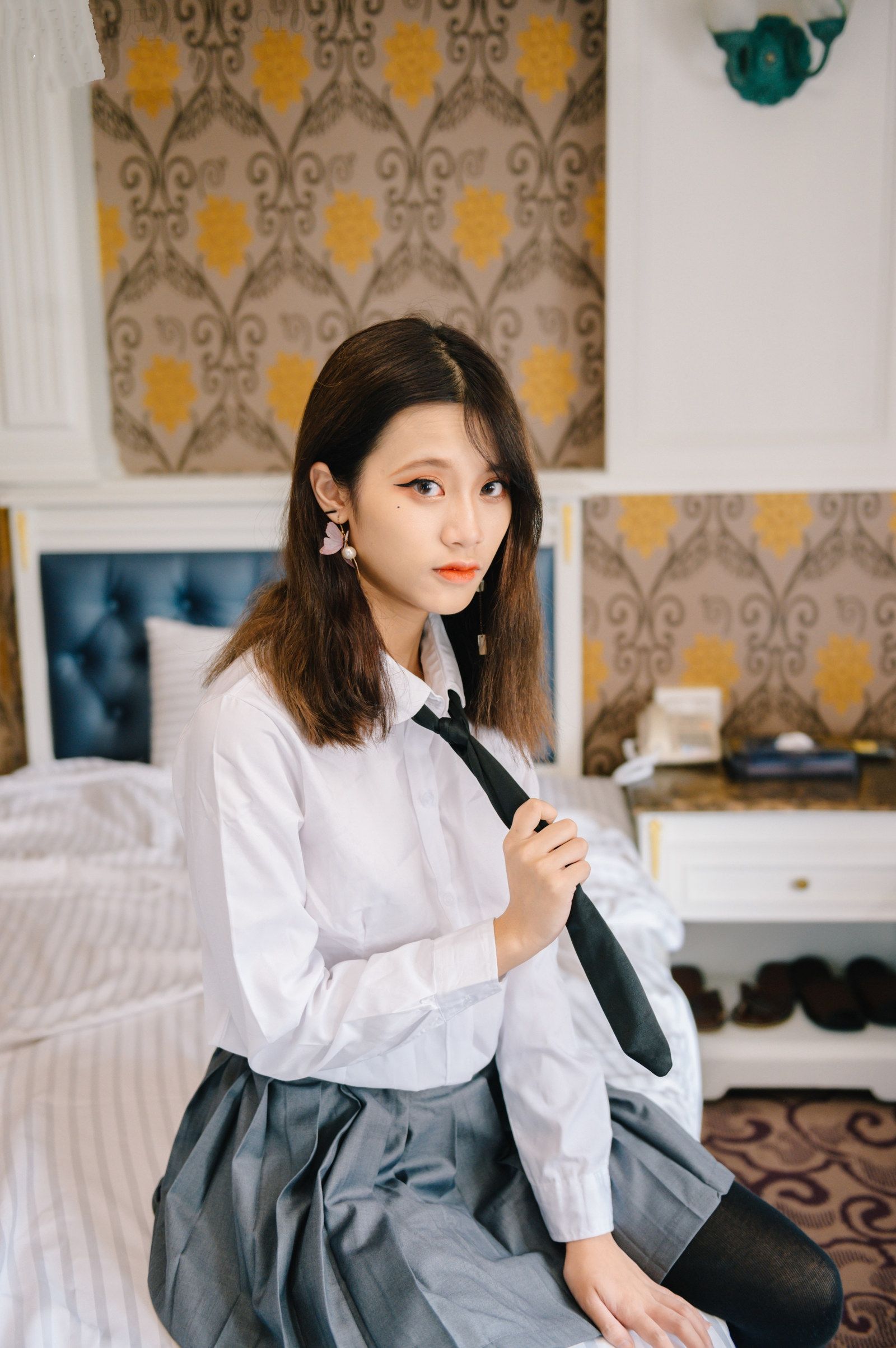 JK学妹风骚的样子