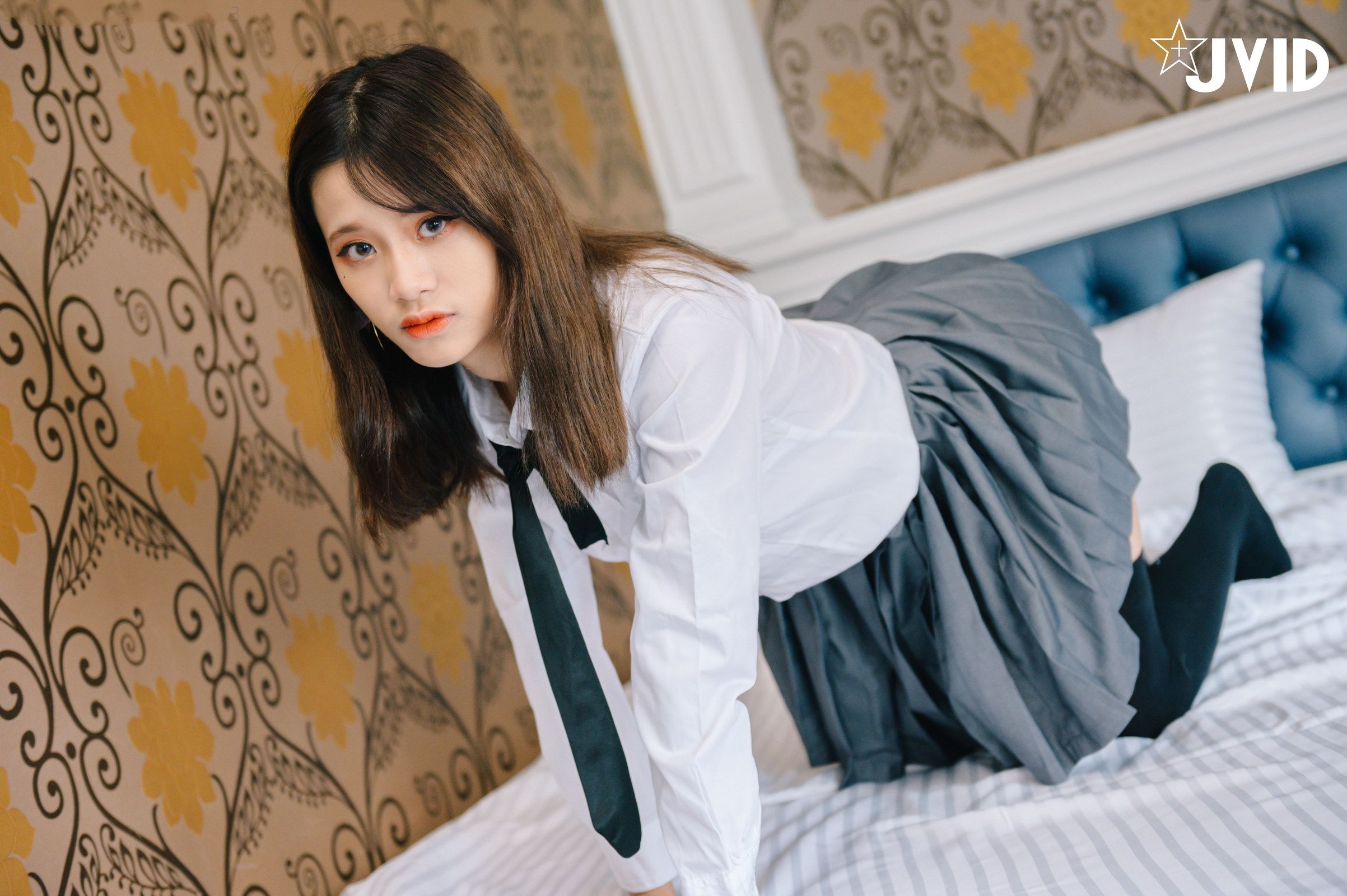JK学妹风骚的样子