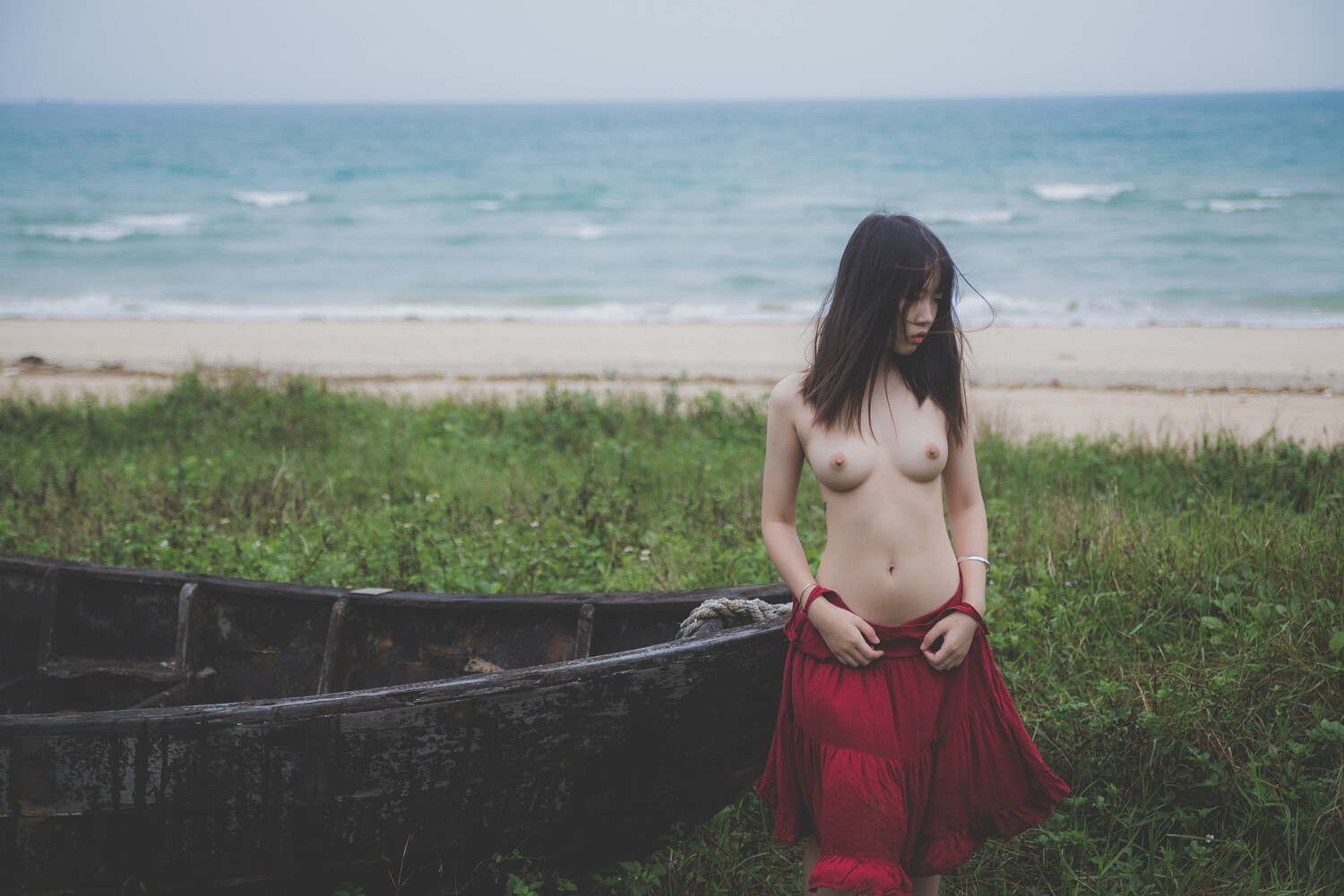 柚木的岛屿沙滩