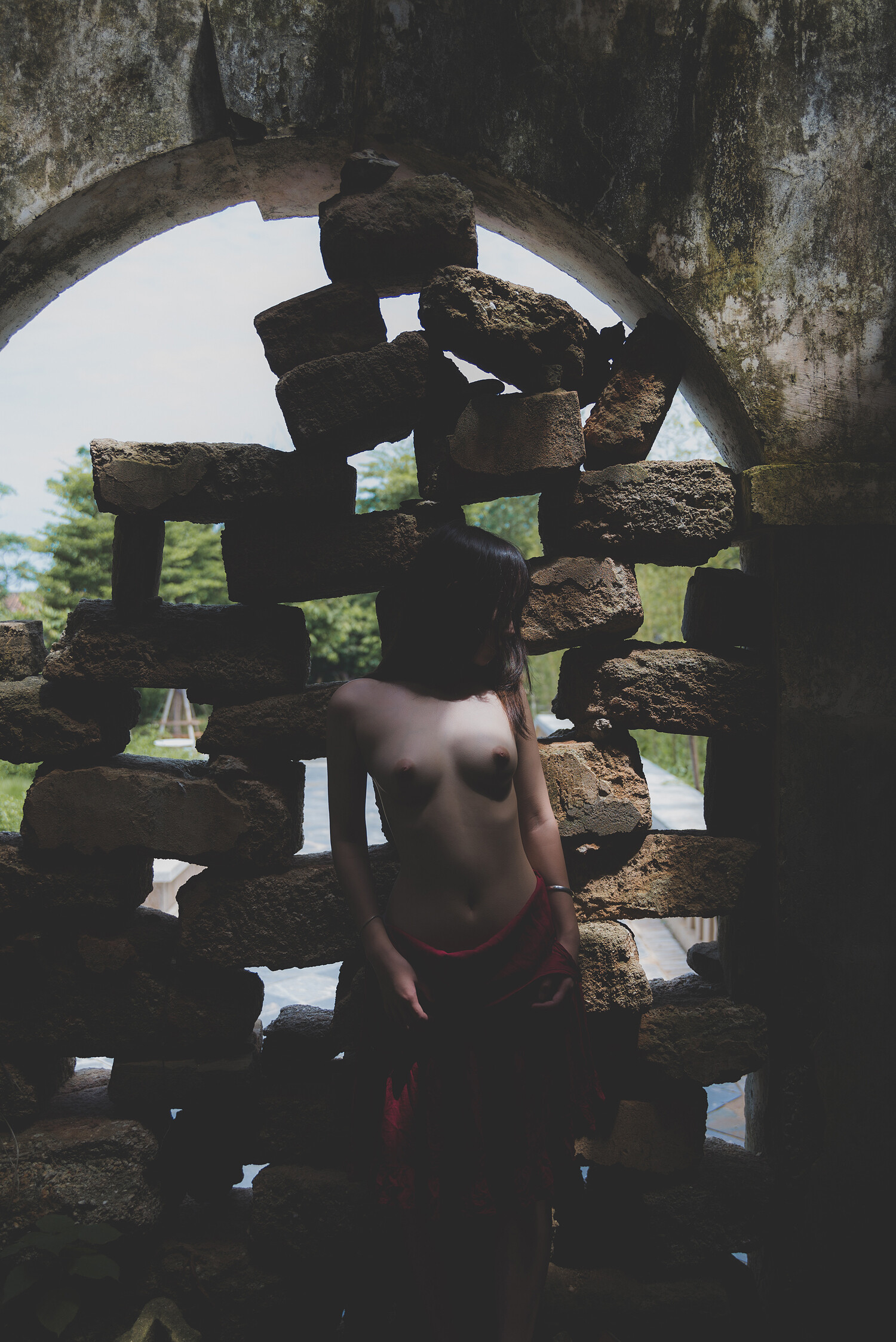 柚木的岛屿沙滩写真