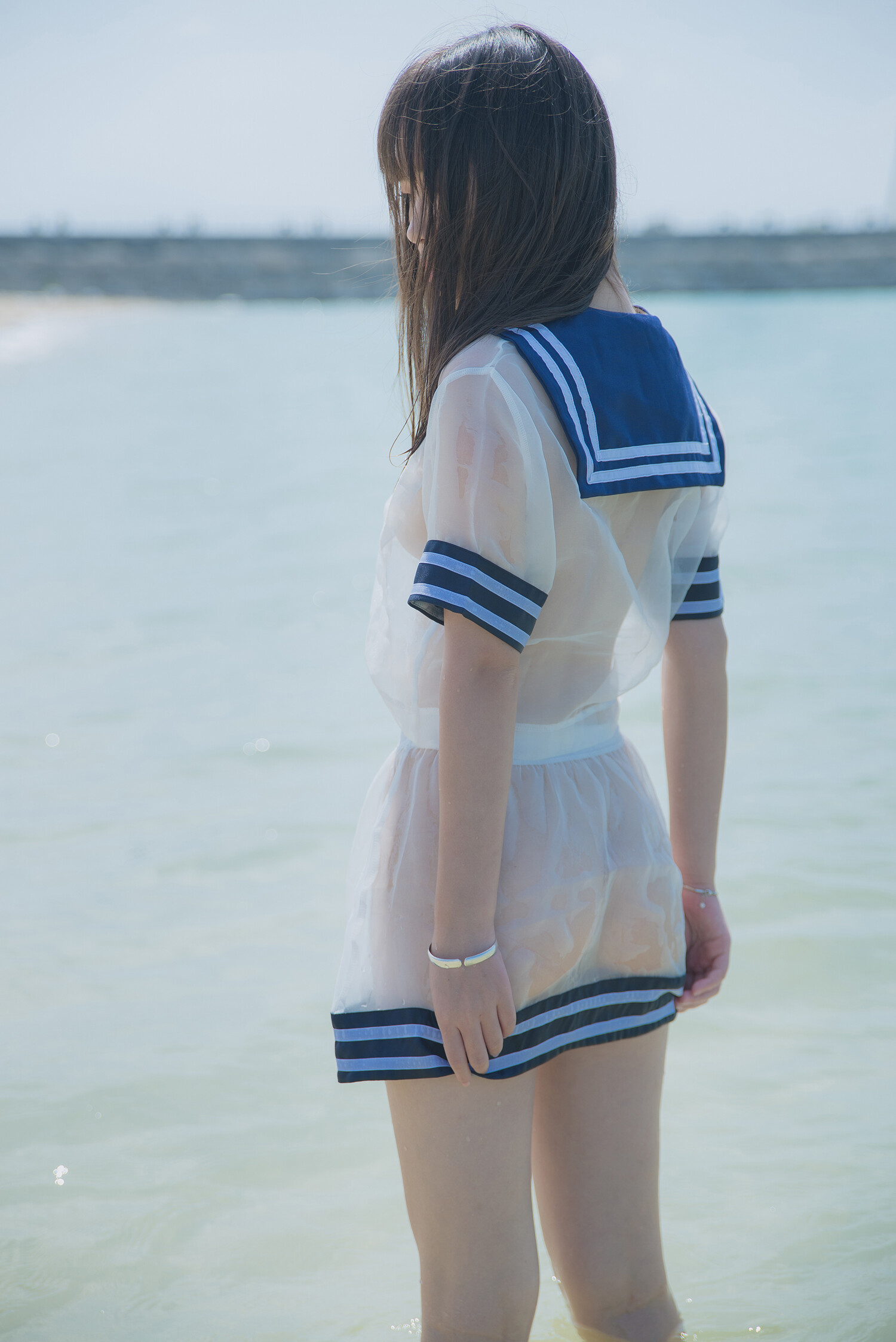 柚木的岛屿沙滩写真
