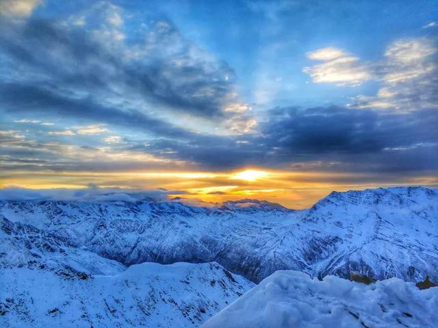 阿坝州雪景图！超美超震撼！