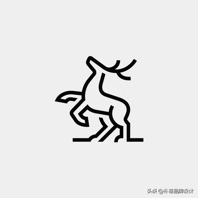 鹿同禄 鹿符号元素创意标志logo设计集锦