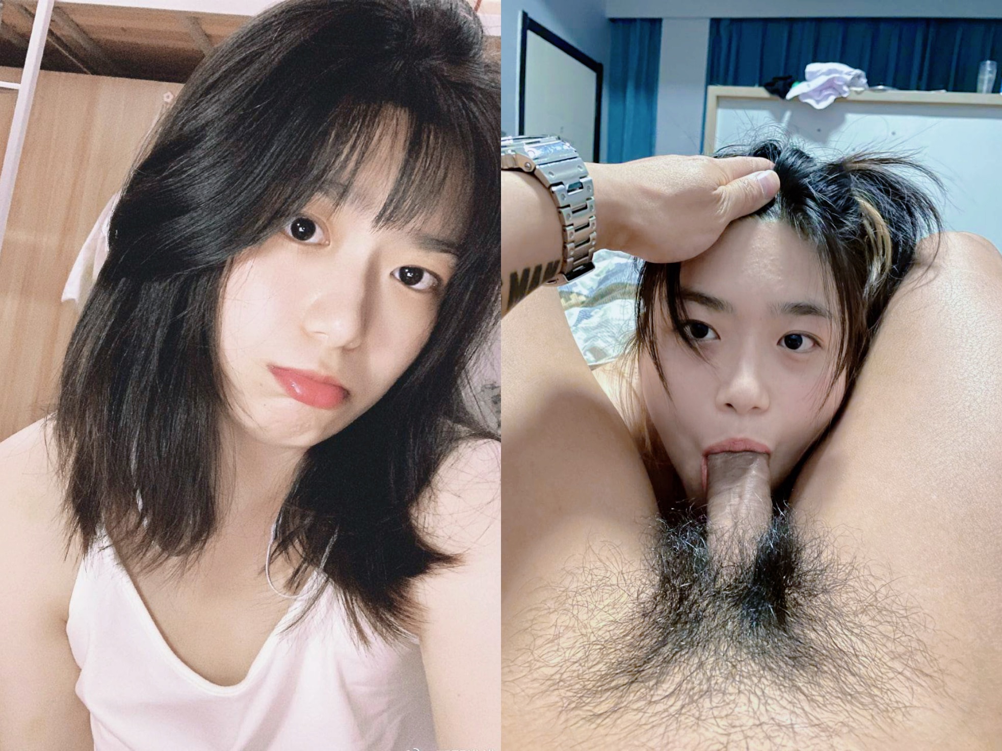 反差婊，清纯VS淫荡 二
