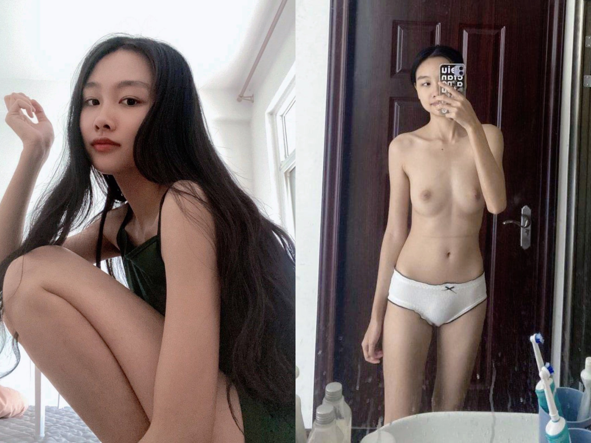 反差婊，清纯VS淫荡 二