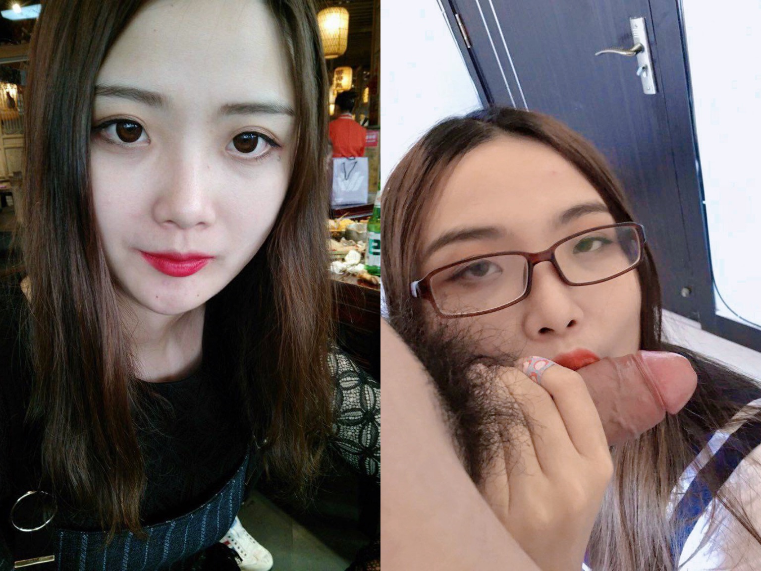 露脸反差婊，清纯女神VS淫荡母狗