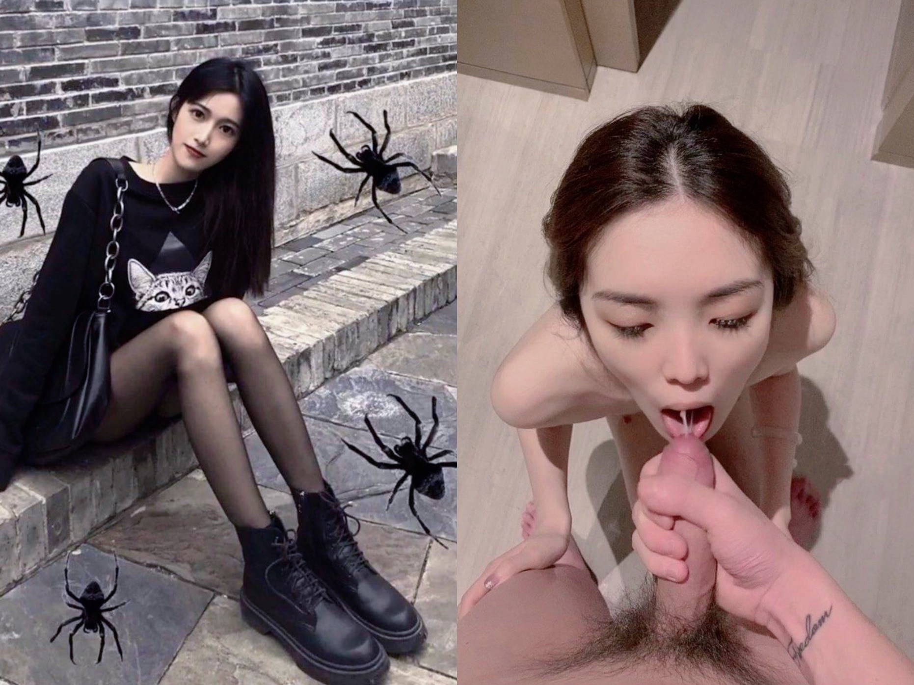 露脸反差婊，清纯VS淫荡