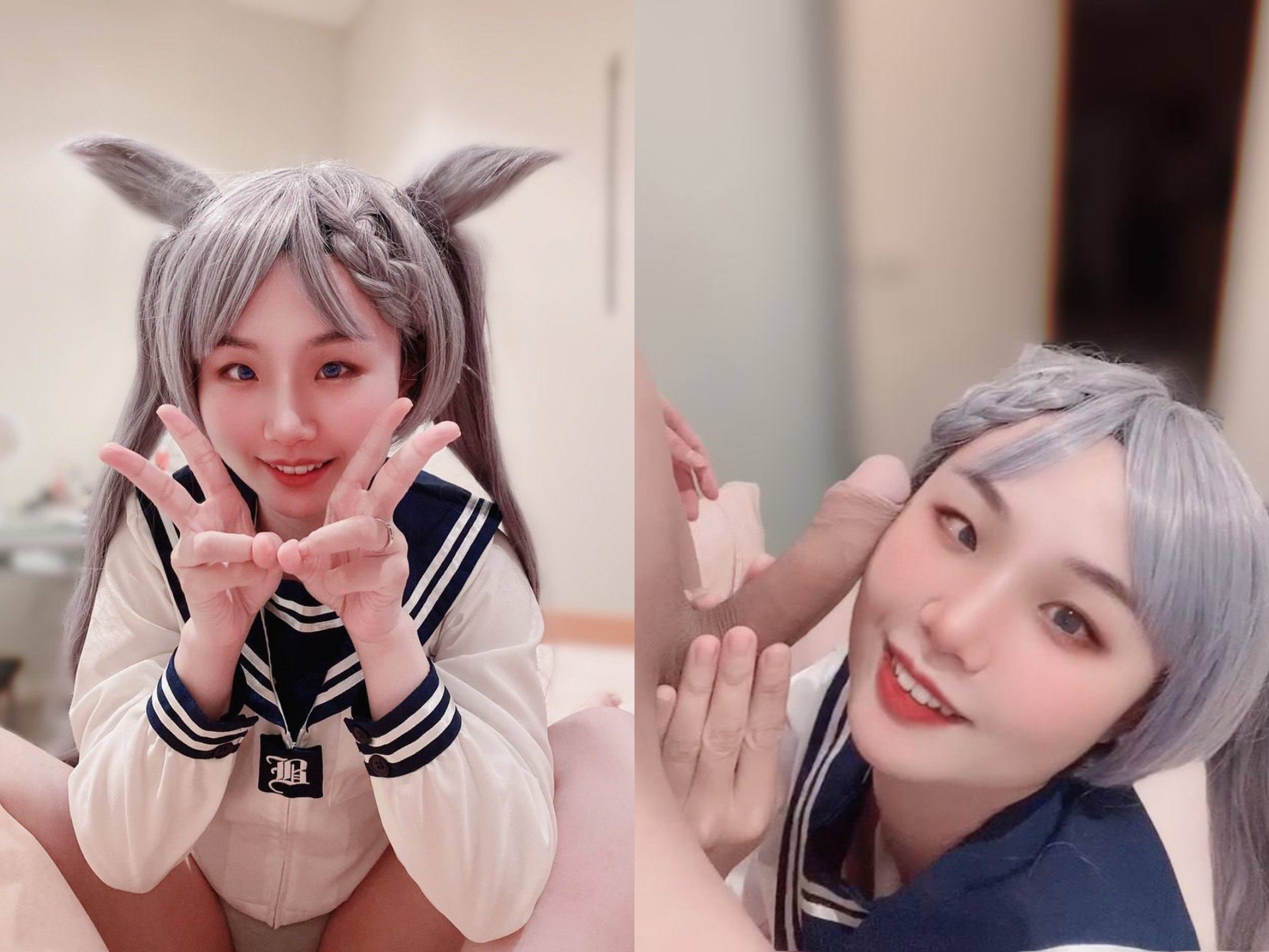 露脸反差婊，清纯少女VS淫荡母狗