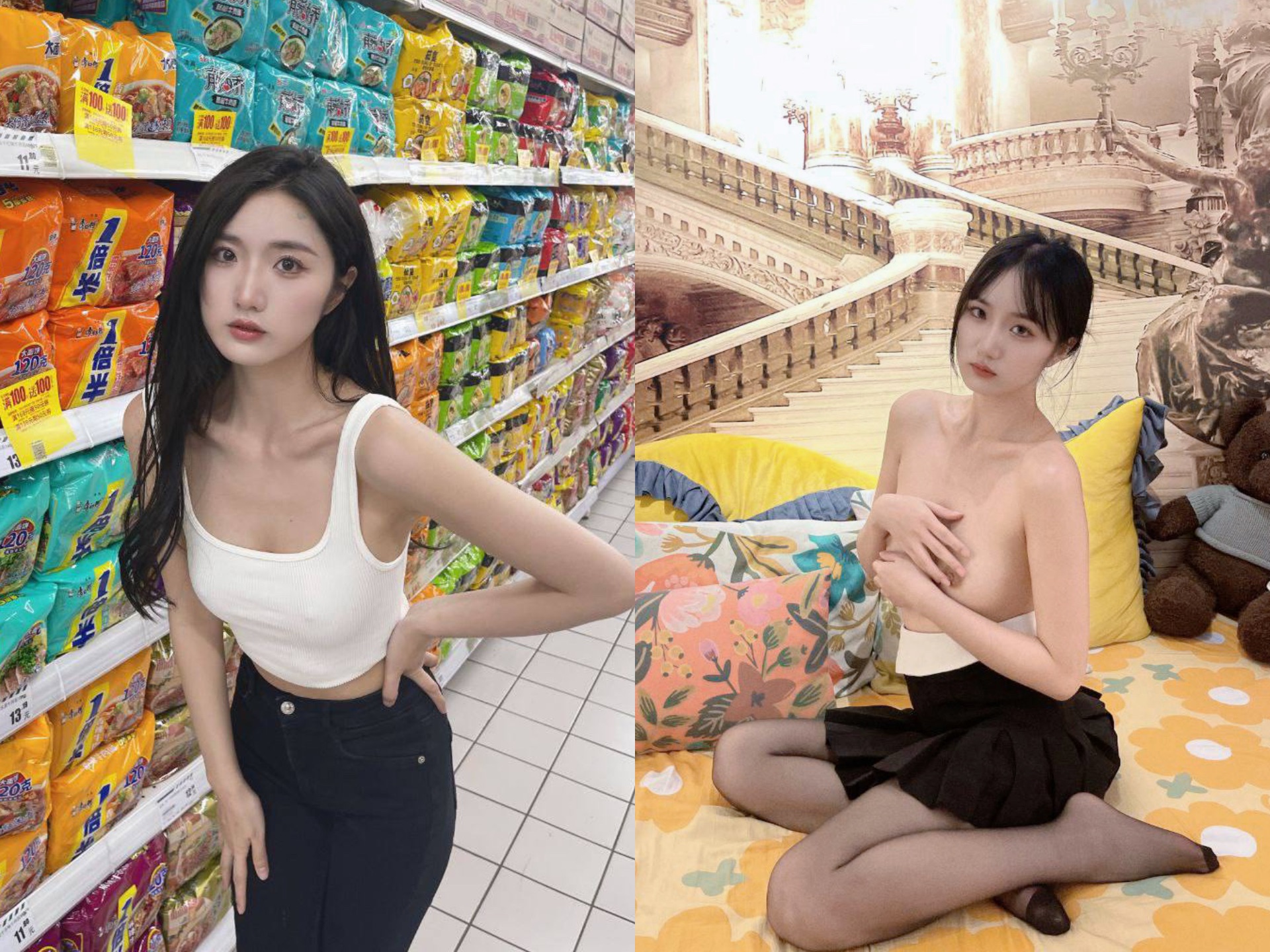 露脸反差婊，清纯少女VS淫荡母狗