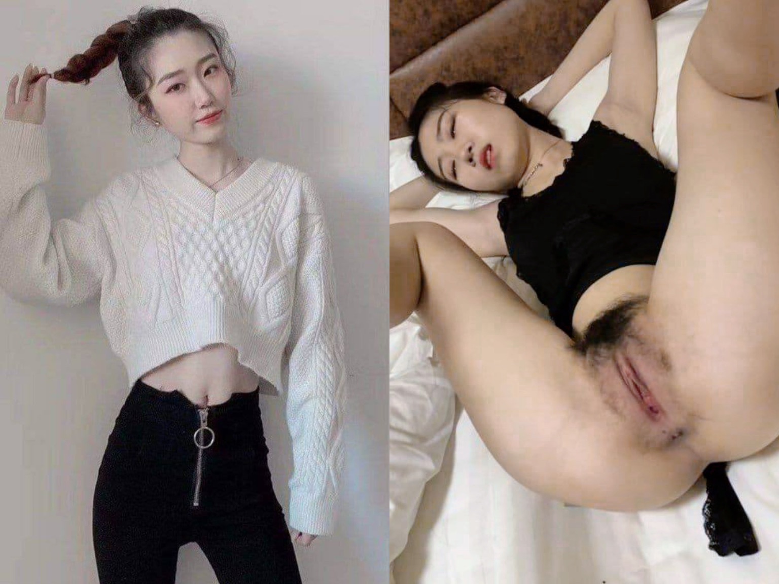 露脸反差婊，清纯少女VS淫荡母狗