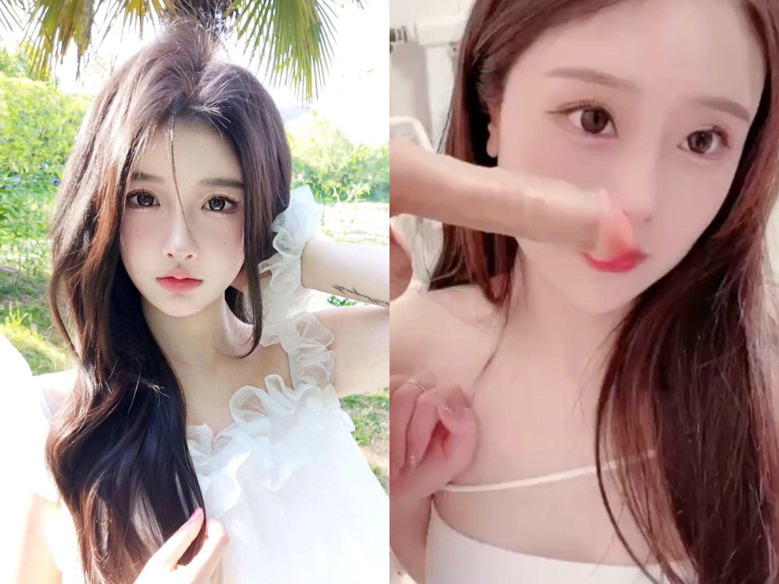 露脸反差婊，清纯少女VS淫荡母狗