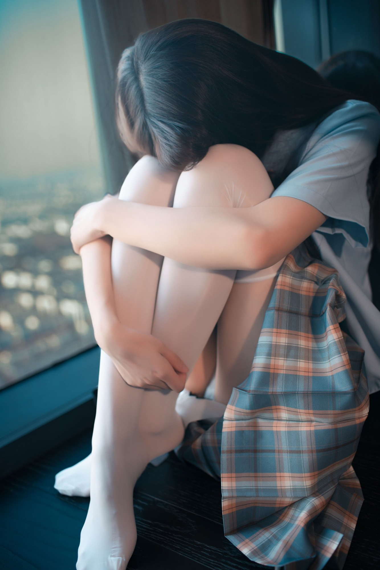 瘦瘦的JK妹子