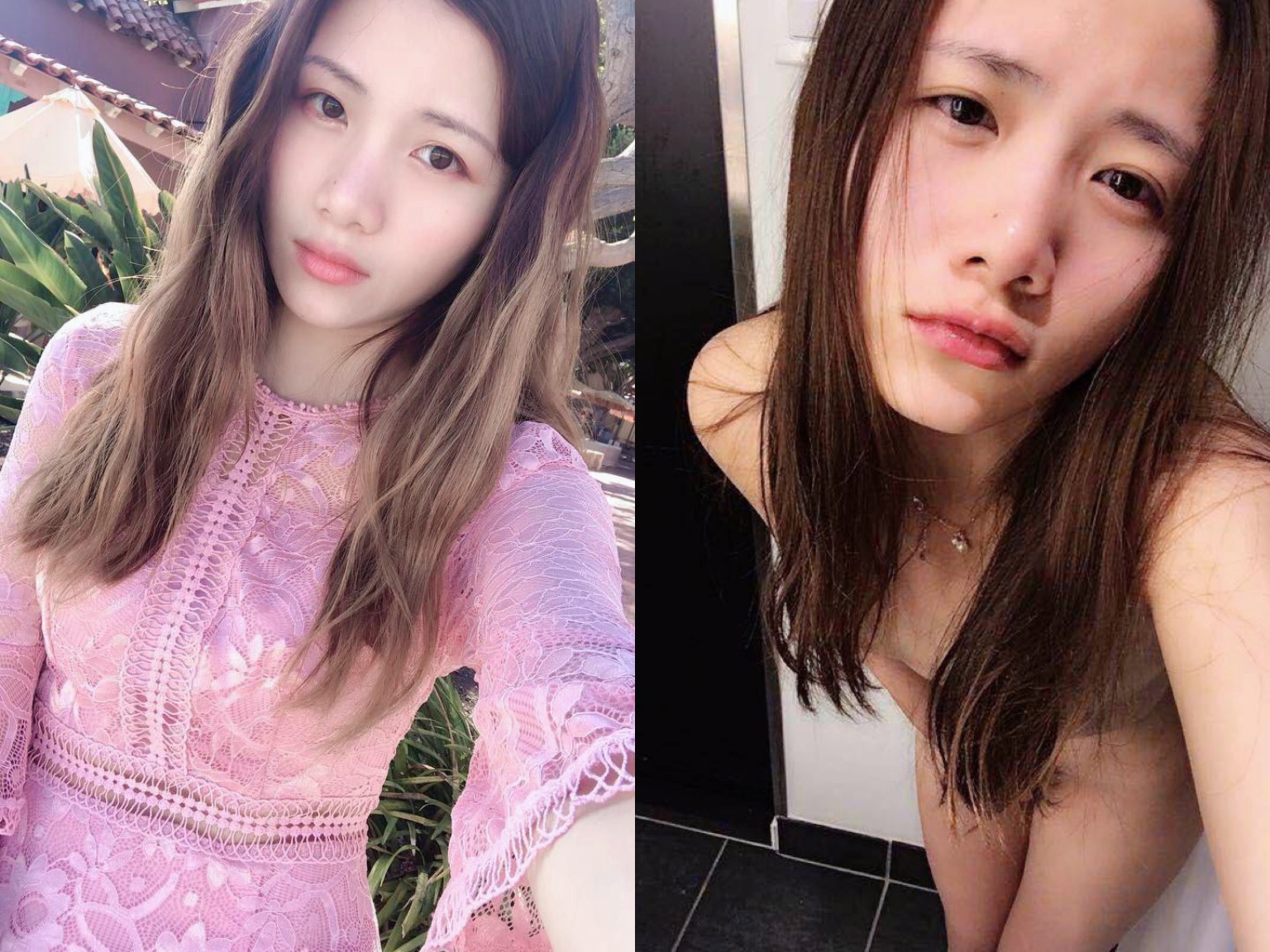 ［双面女神］露脸反差婊，清纯女神VS淫荡母狗